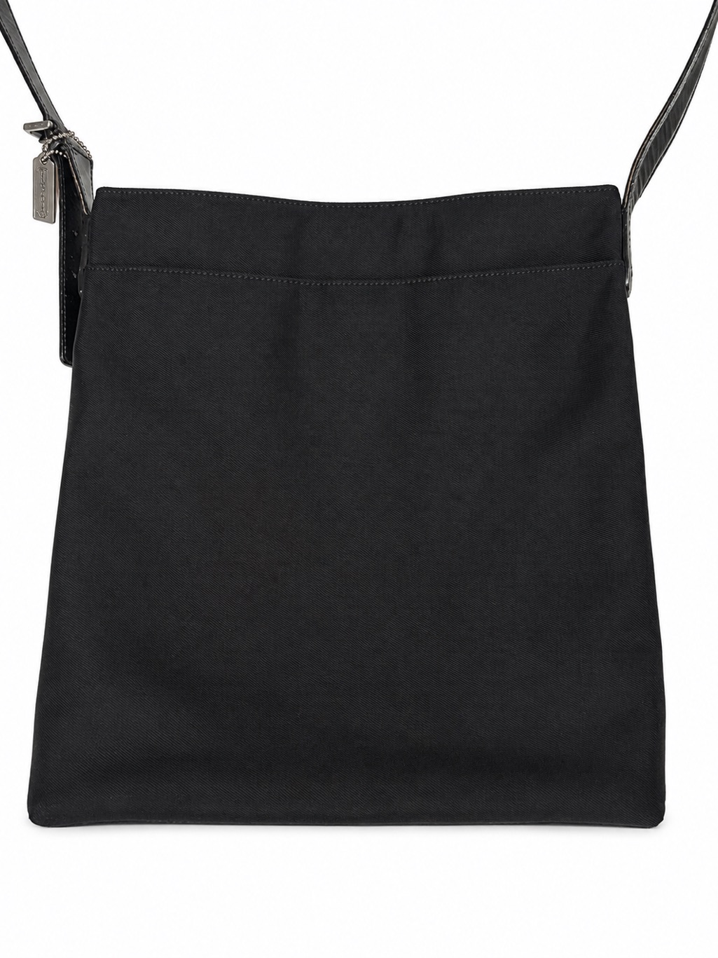 Coach Black Canvas Crossbody Shoulder Bag